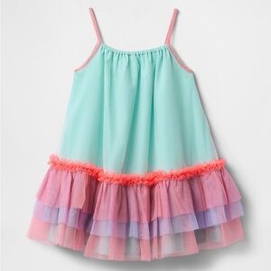 NWT Baby Gap Colorblock Tulle Dress, 3T